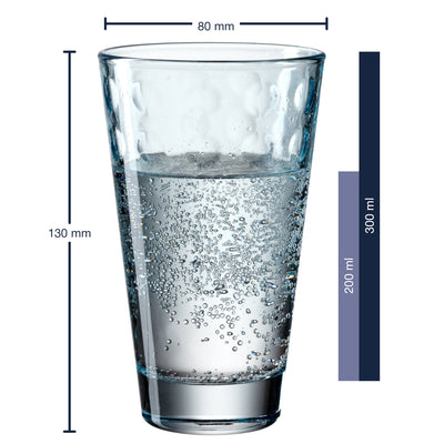 Trinkglas OPTIC 300 ml hellblau