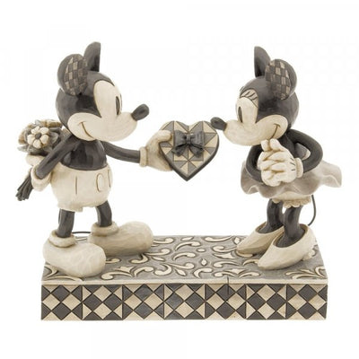 Mickey & Minnie Retro schwarz-weiß "Real Sweetheart"