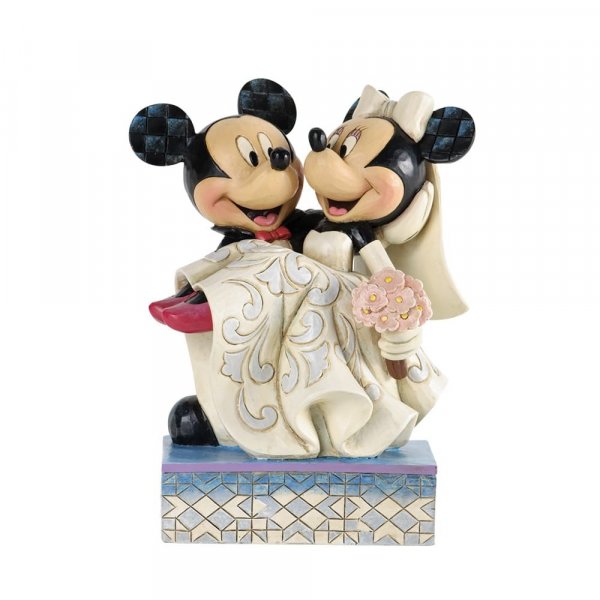Mickey & Minnie als Hochzeitspaar "Congratulations"