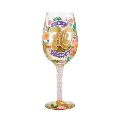 Weinglas "Happy Birthday 70" 0,4l