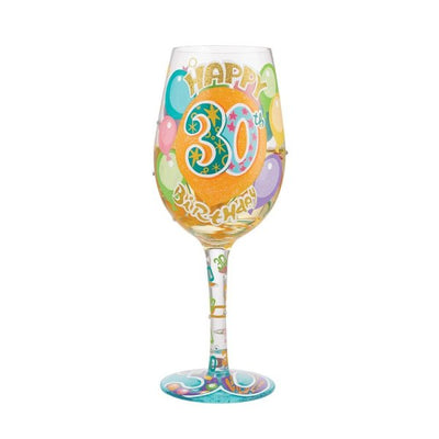 Weinglas "Happy Birthday 30" 0,4l