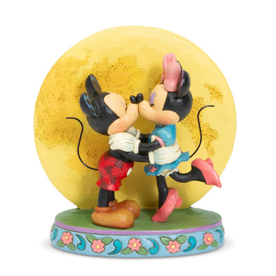 Mickey & Minnie's Kuss im Mondlicht