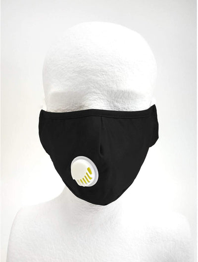 MUND-NASEN-MASKE - Community-Mask - Behelfsmaske: Grau & Schwarzmit Schweißfilter - - Niki Home