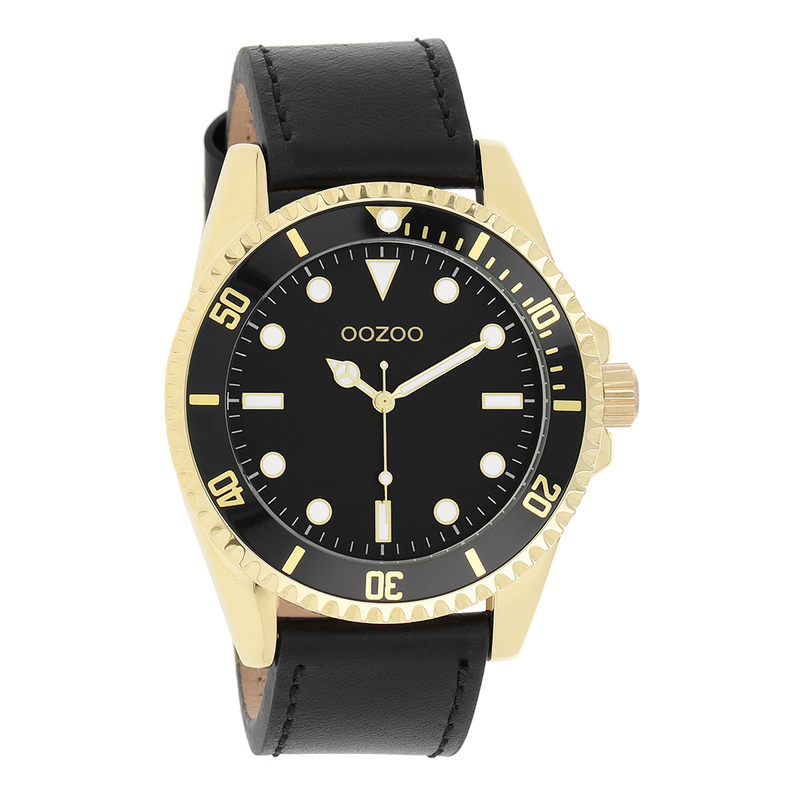 Uhr black/gold C11115