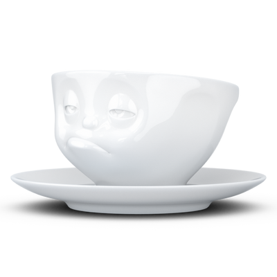 Premium B-Ware, Kaffeetasse - Verpennt - 200 ml weiß - Niki Home