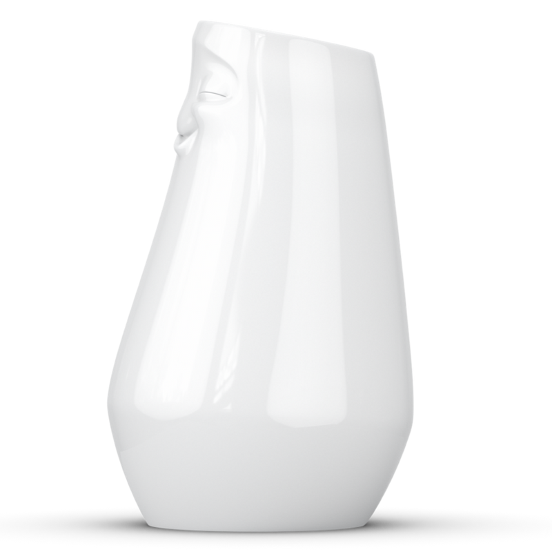 FiftyEight T019101 Vase - Entspannt - weiß - Niki Home