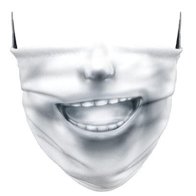 MUND-NASEN-MASKE - Community-Mask - Behelfsmaske: Lachend - Niki Home