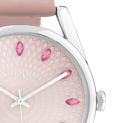 Uhr pinkgrau/silber C10816