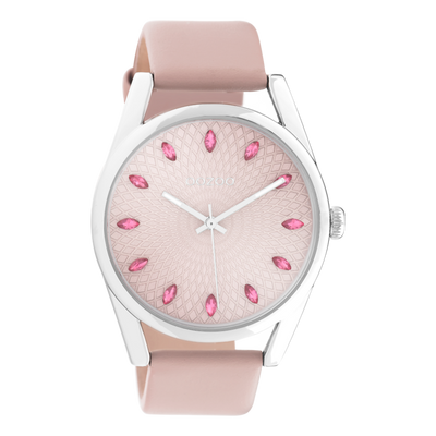 Uhr pinkgrau/silber C10816