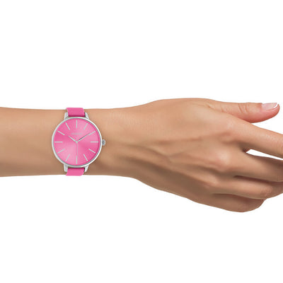 Uhr fluo pink C10984