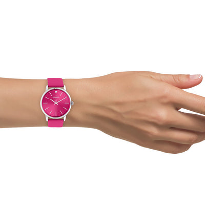 Uhr fluo pink C10989