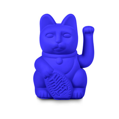 Lucky Cat / Winkekatze / royal blue